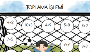 1.Sınıf Matematik Toplama İşlemi Etkinliği 3